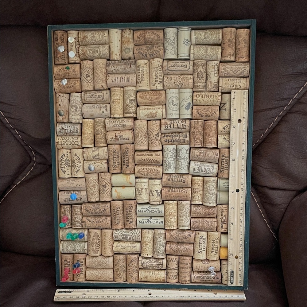 Wine Cork Bulletin Board